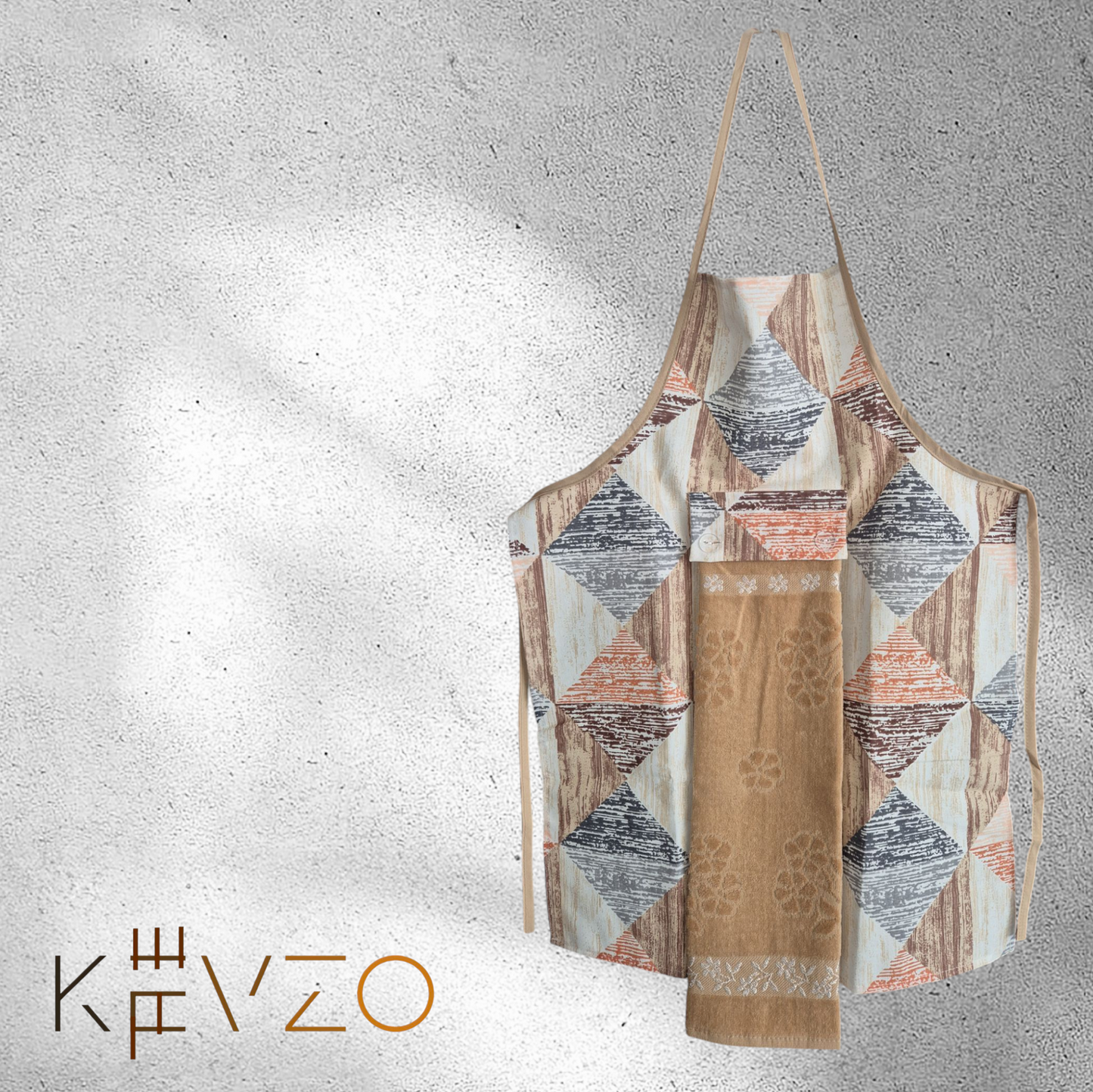 Premium Küchenschürze mit Handtuch 2in1 "SmartChef"