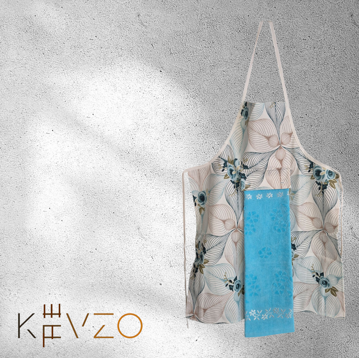 Premium Küchenschürze mit Handtuch 2in1 "SmartChef"