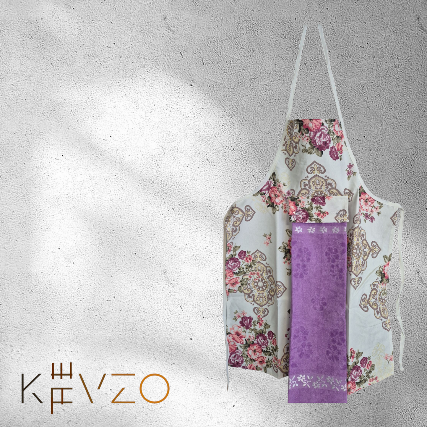 Premium Küchenschürze mit Handtuch 2in1 "SmartChef"