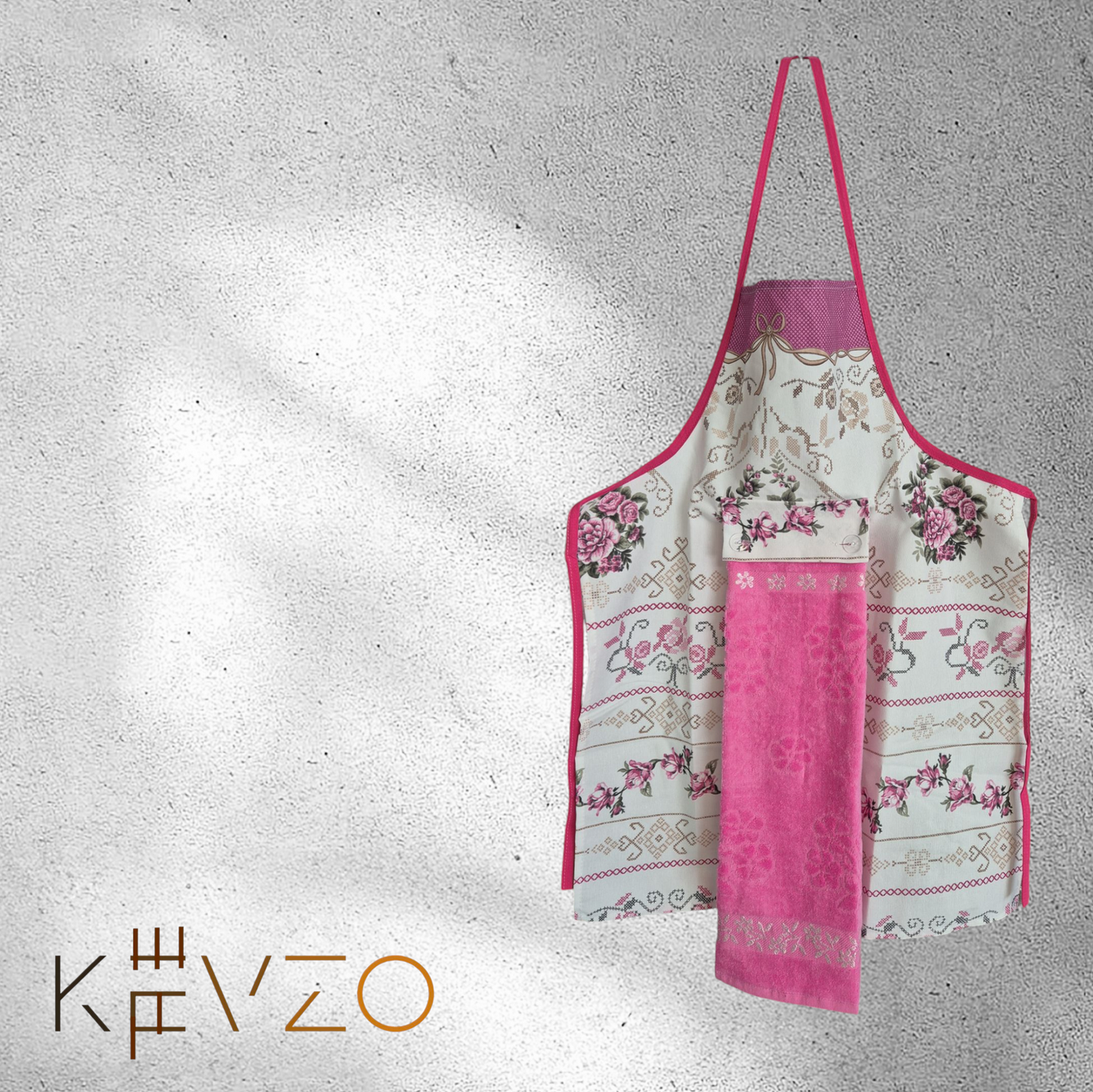 Premium Küchenschürze mit Handtuch 2in1 "SmartChef"