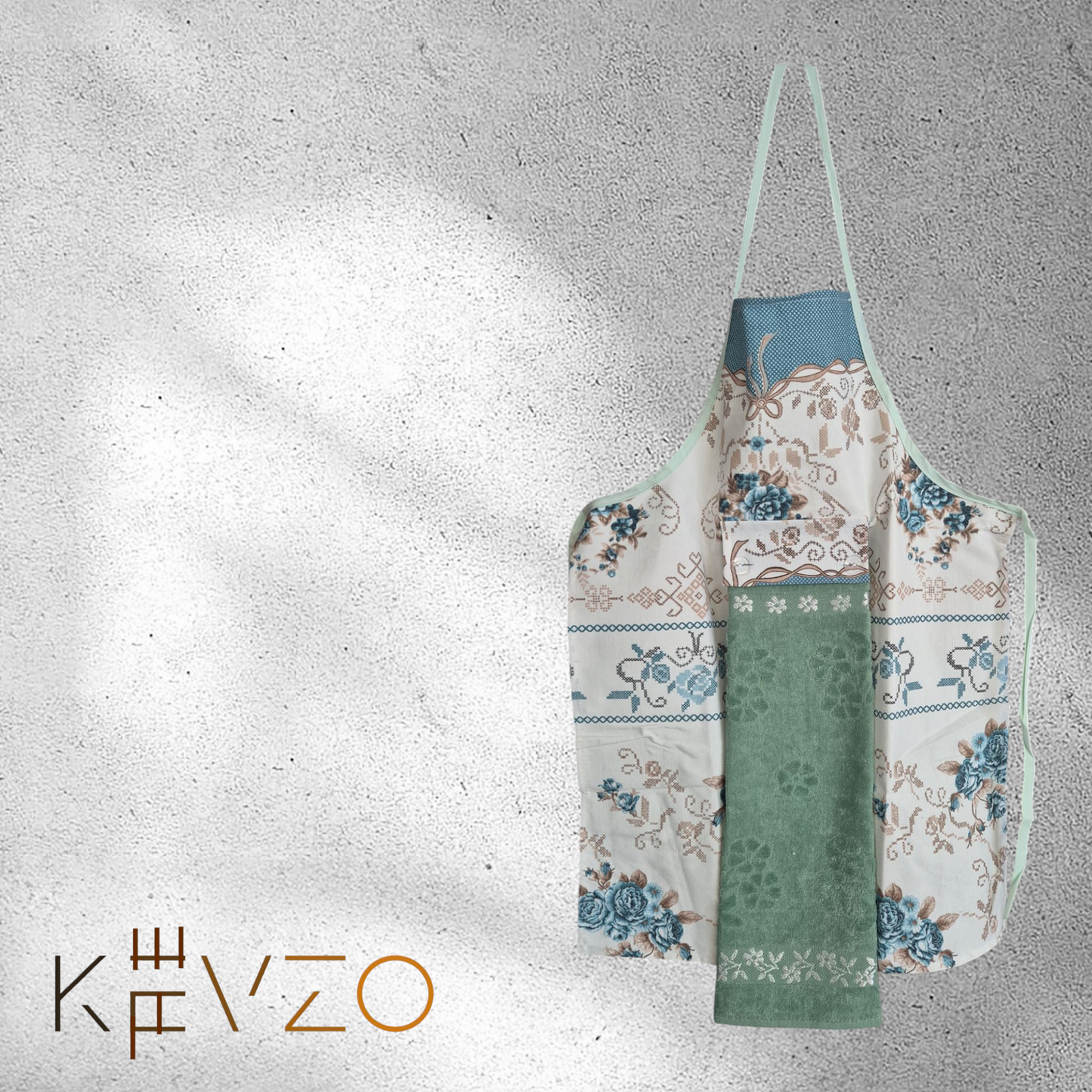 Premium Küchenschürze mit Handtuch 2in1 "SmartChef"