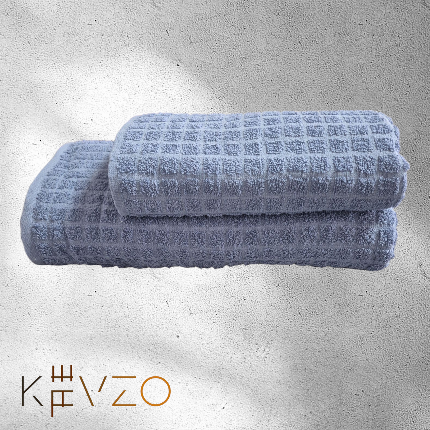 "Kariert-Cotton Paris" 3-teiligs Bademantel-Set